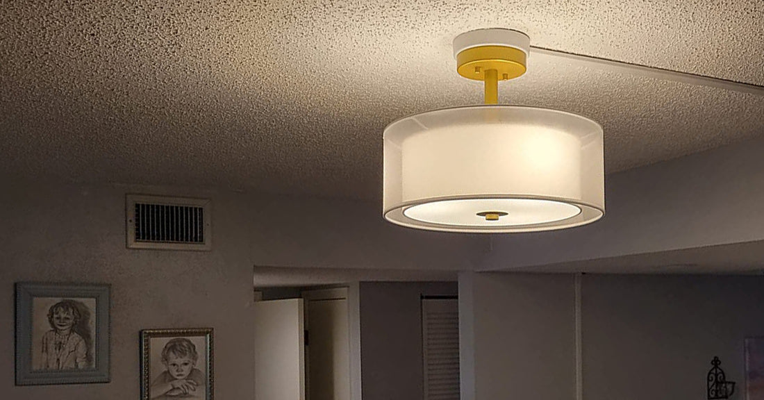 Benefits of Semi-Flush Mount Ceiling Light Fixtures in Modern Home Design