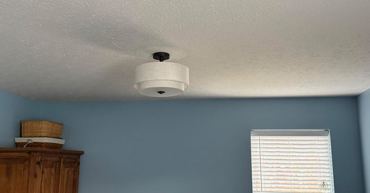 Choosing the Right Semi-Flush Mount Ceiling Light for Bedrooms and Living Rooms