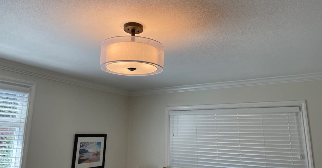 The appeal of semi-flush mount ceiling lights for comfortable living spaces