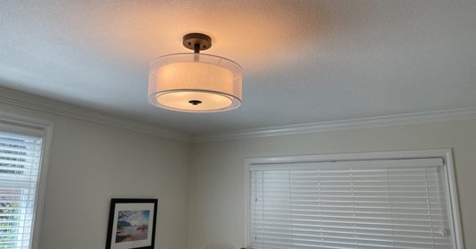The appeal of semi-flush mount ceiling lights for comfortable living spaces