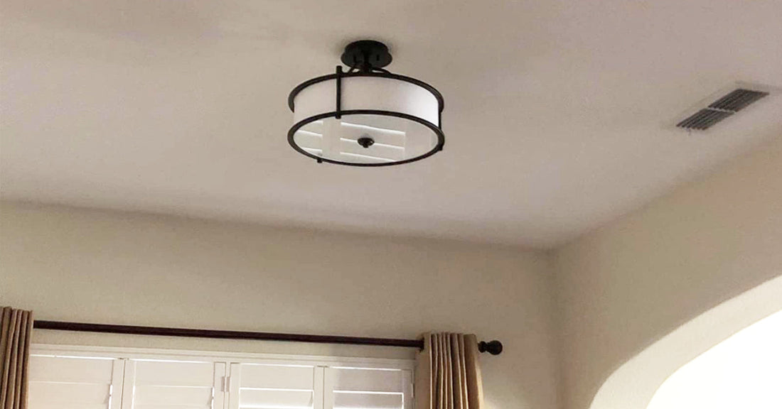 The versatility of flush mount light fixtures for low and mid-height ceilings