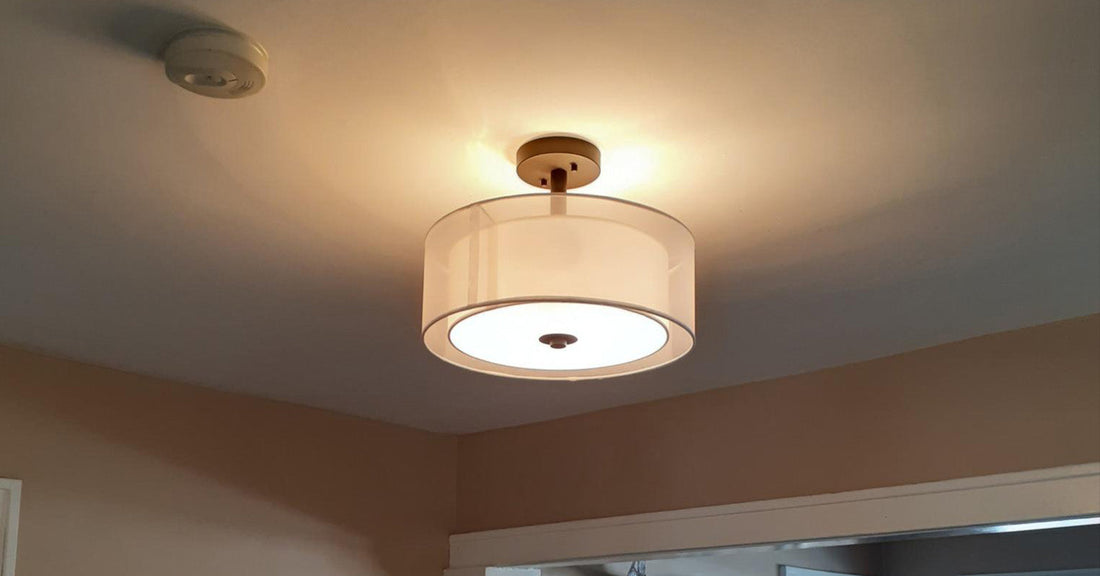 Designing Comfortable Living Spaces with Semi-Flush Mount Ceiling Lights