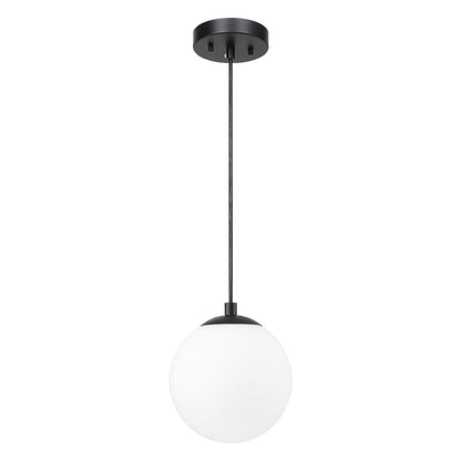 Modern Adjustable Globe Pendant Light in Matte Black Finish XB-P1211-MBK