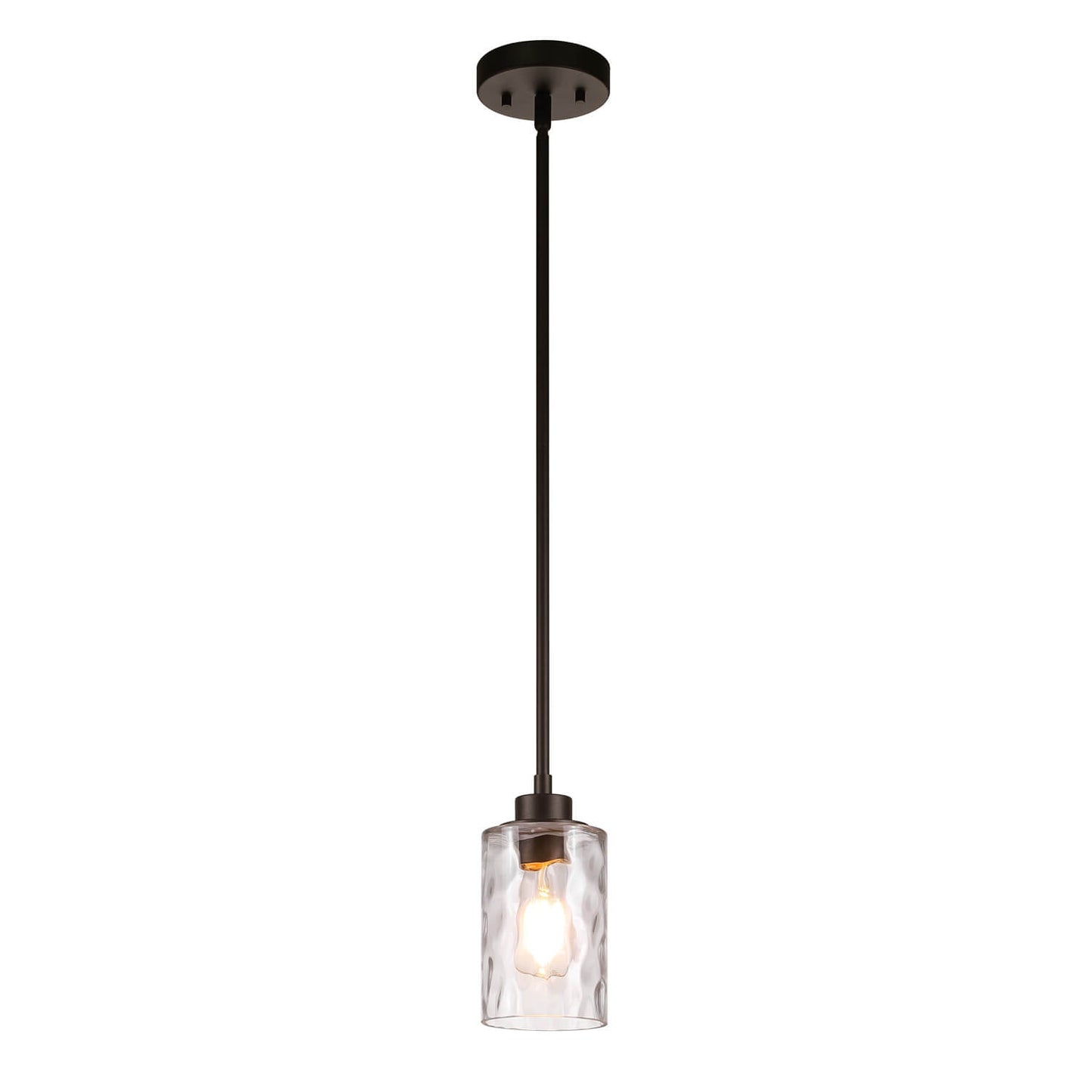 Glass Mini Pendant Light - Modern Kitchen Ceiling Light XB-P1227-DB