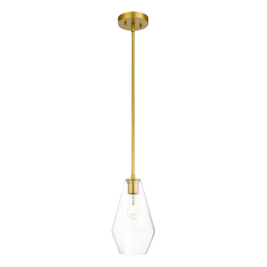 Glass Pendant Light, Gold Kitchen Island Lighting, Hanging Lamp for Dining Room XB-P1228-GB
