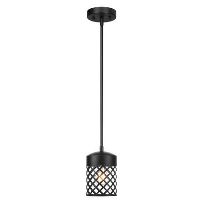 Modern Farmhouse Black Pendant Light for Kitchen Island XB-P328-MB