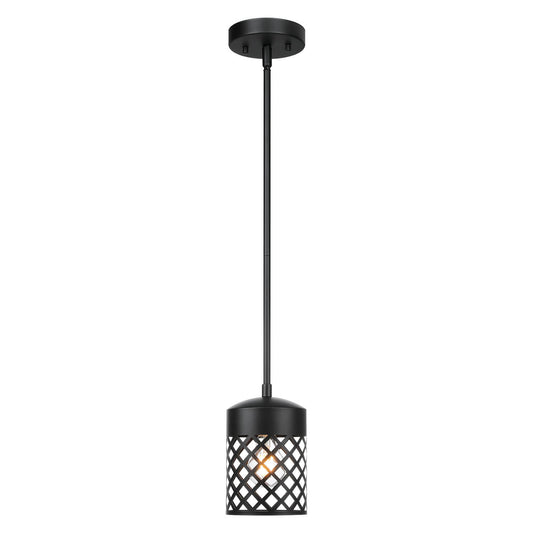 Modern Farmhouse Black Pendant Light for Kitchen Island XB-P328-MB