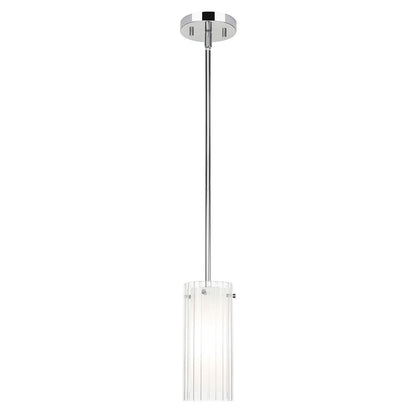 Modern Single Hanging Pendant Lighting Chrome Finish for Bar Dining Room XB-P482-1-CH