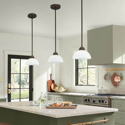 XiNBEi Lighting Classic Iron Chandelier Led Modern Chandelier Luxury Nordic Bronze Chandelier Led for Home XB-P708-1-DB