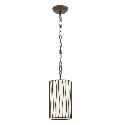 American Style Farmhouse Indoor Mini Pendant Light Dark Bronze Metal Wire Cage Kitchen Island Lighting Pendant Hanging Lamp XB-P779-DB