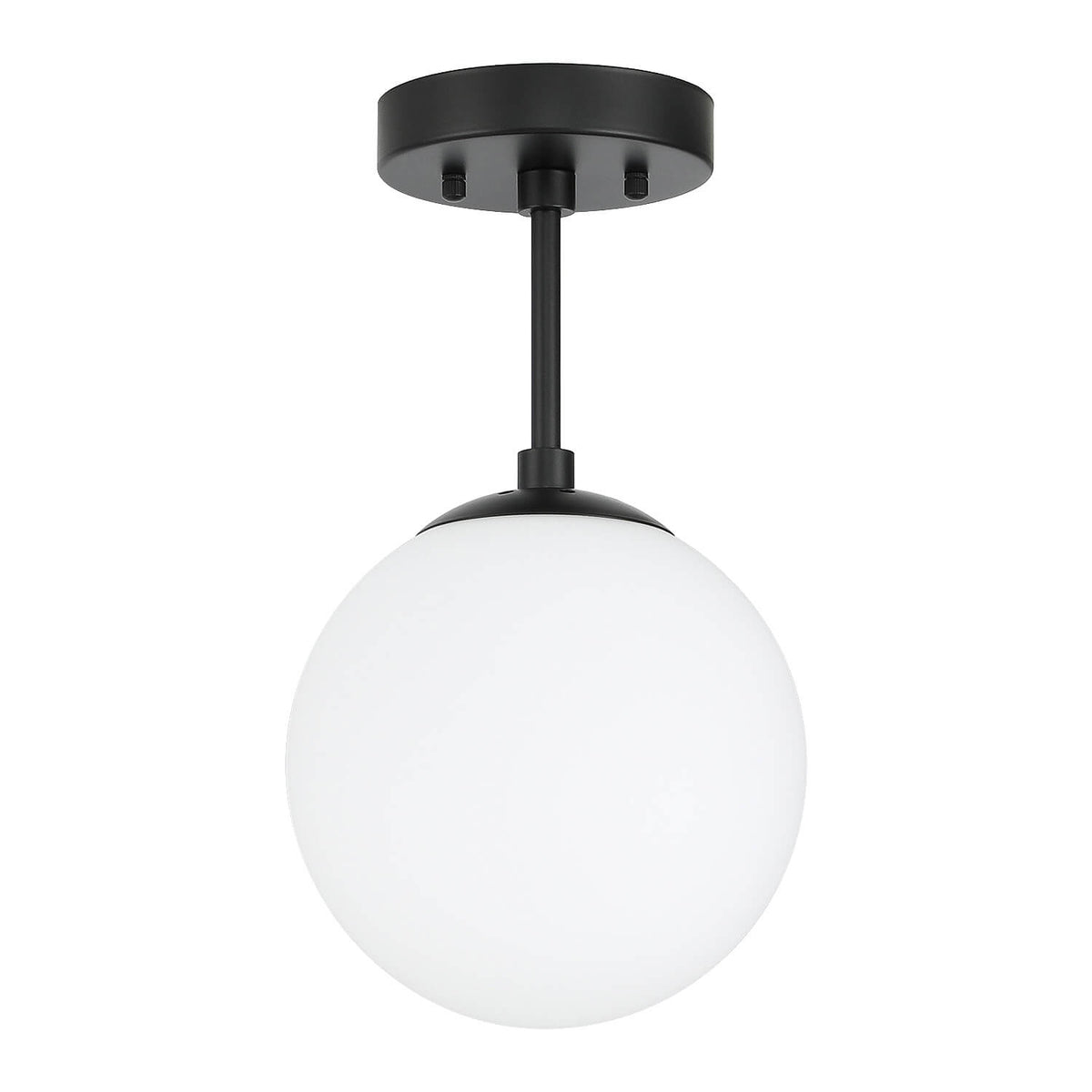 Matte Black Globe Ceiling Light for Living & Dining Room XB-SF1211-MBK