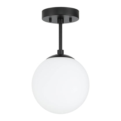 Matte Black Globe Ceiling Light for Living & Dining Room XB-SF1211-MBK