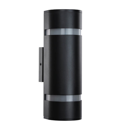 Outdoor Wall Sconce, Modern Water Proof D Shape Exterior Black Wall Light XB-W1112-BK
