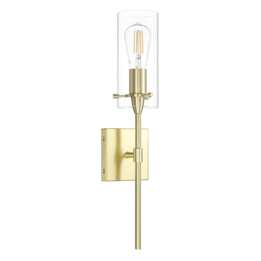Gold Modern Vanity Sconce with Clear Glass for Bathroom XB-W1301-SB