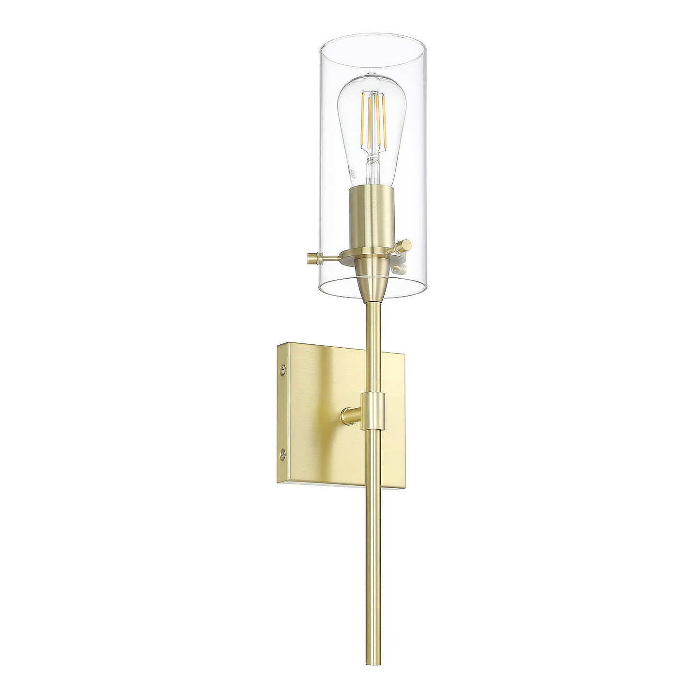 Gold Modern Vanity Sconce with Clear Glass for Bathroom XB-W1301-SB