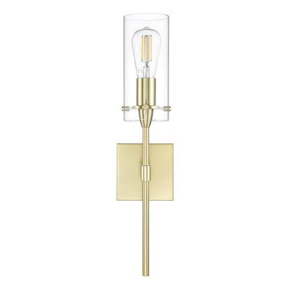 Gold Modern Vanity Sconce with Clear Glass for Bathroom XB-W1301-SB