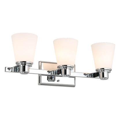 Modern Chrome 3-Light Vanity Fixture XB-W220-3-CH