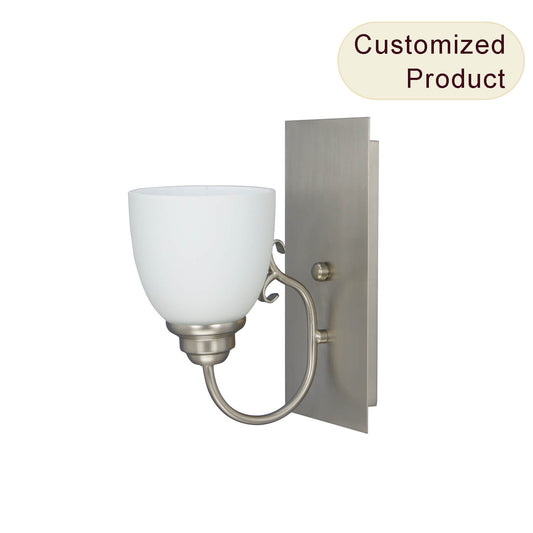Farmhouse Wall Light Bedroom Indoor Modern Round for Living Room Bedroom Wall Sconce XB-W721-1-SN