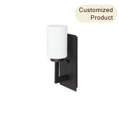 XiNBEi Lighting Modern Indoor Cylindrical Wall Lamp Copper American Bedroom Lamp Simple Wall Wall Lamp Indoor XB-W733-1-DB