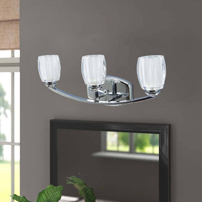 XiNBEi Lighting Hotel Bedside Wall Lamp Modern Style Vintages Wall Lamp Fixture for Living Room Bedroom Hallway XB-W815-3-CH