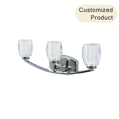 XiNBEi Lighting Hotel Bedside Wall Lamp Modern Style Vintages Wall Lamp Fixture for Living Room Bedroom Hallway XB-W815-3-CH