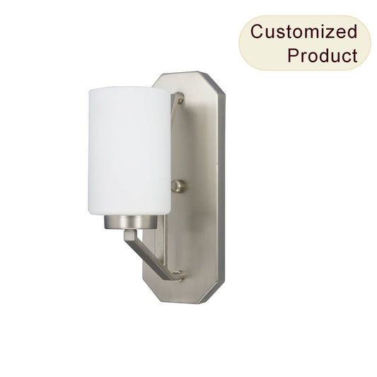 Garden Corridor Staircase Return Classic Wall Lamp Wall Sconce Nickel Vanity Wall Light for Home Indoor XB-W816-1-SN