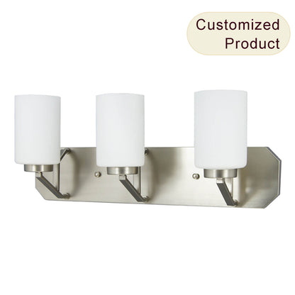 Home Hotel Satin Nickel Modern Sconces Wall Lighting Bathroom Bedroom Kitchen Led Plug in Hanging Pendant Wall Lamp XB-W816-3-SN