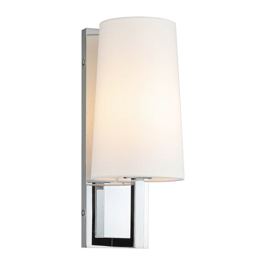 Modern Linen Fabric Shade Wall Lamp Bathroom Sconce Light Fixture XB-W401-CH